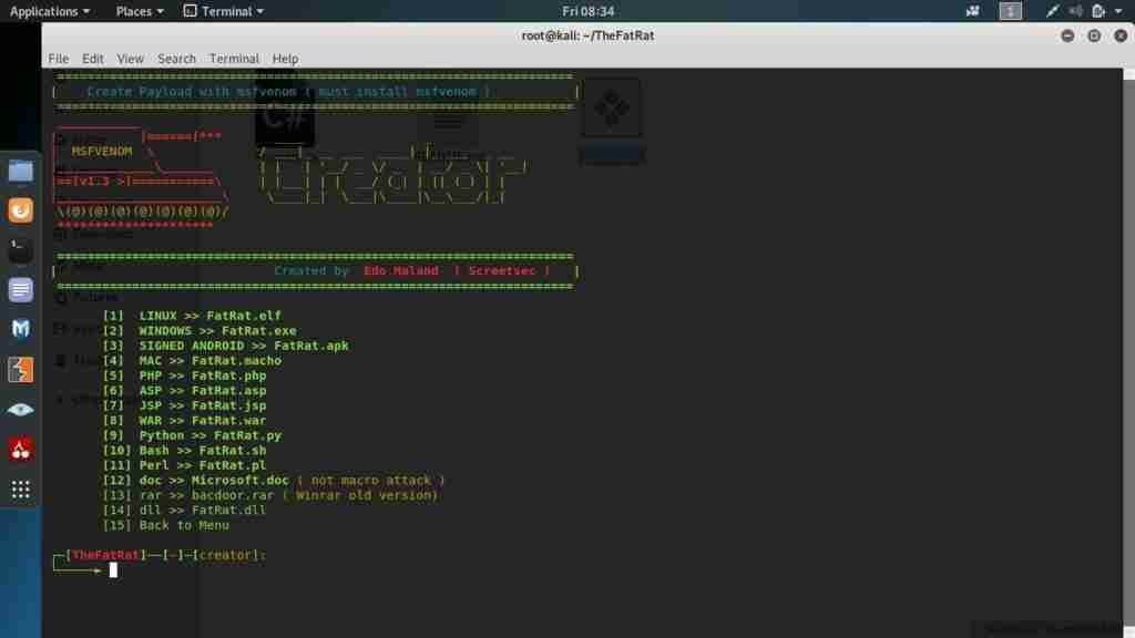 windows fatrat hack